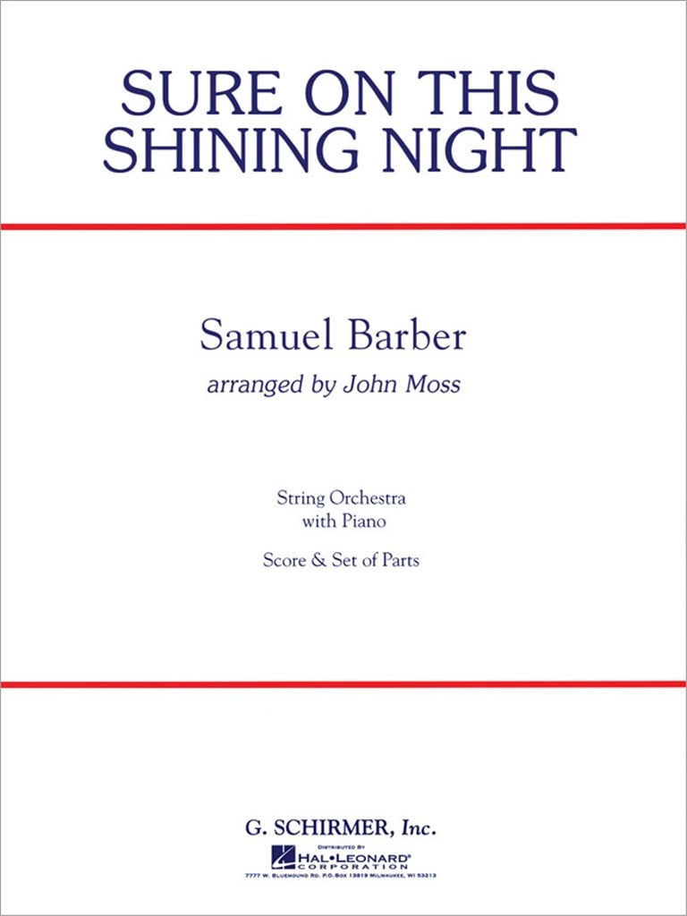 Sure on This Shining Night